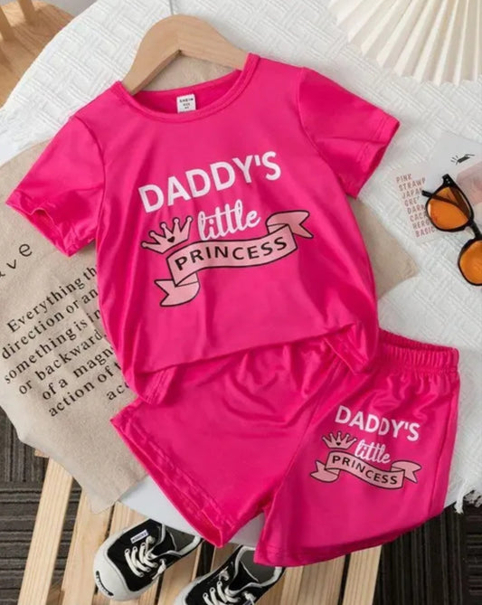 Premium Cotton Kids Girls T-Shirt & Shorts Set - Fun Cartoon & Unicorn Prints